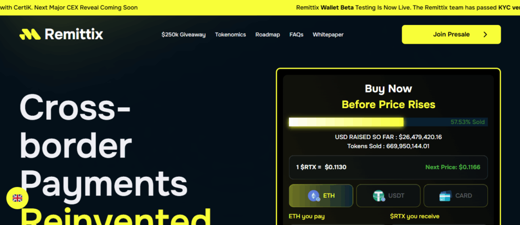 Remittix ($RTX)