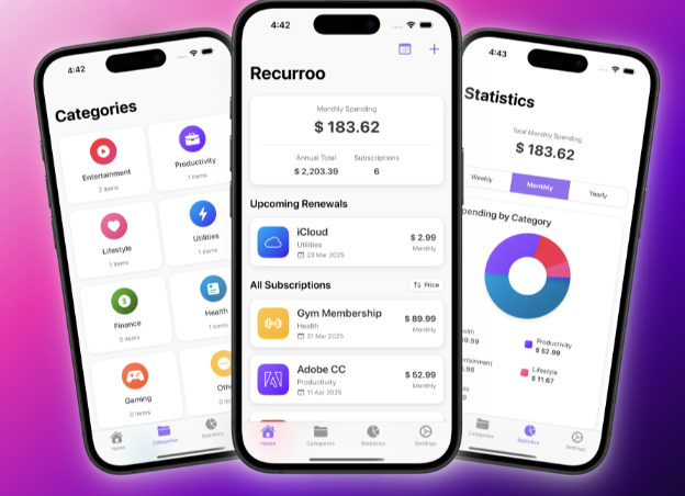 Recurring Expense Tracking