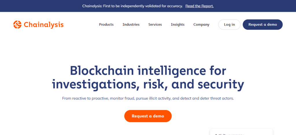 Blockchain Data Analyst – Chainalysis
