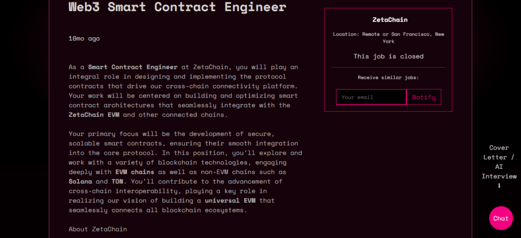 Smart Contract Engineer (Cross-Chain)