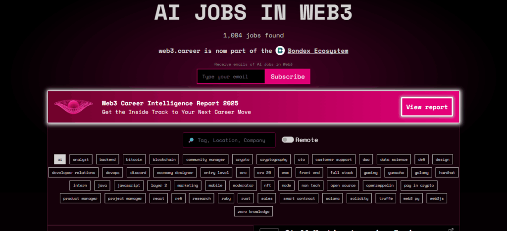 AI + Web3 Engineer