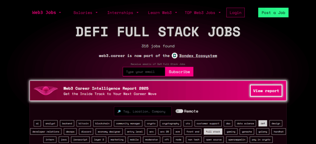 Full Stack DeFi Web Developer