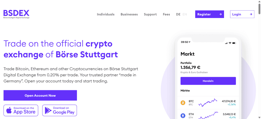 Boerse Stuttgart Digital Exchange