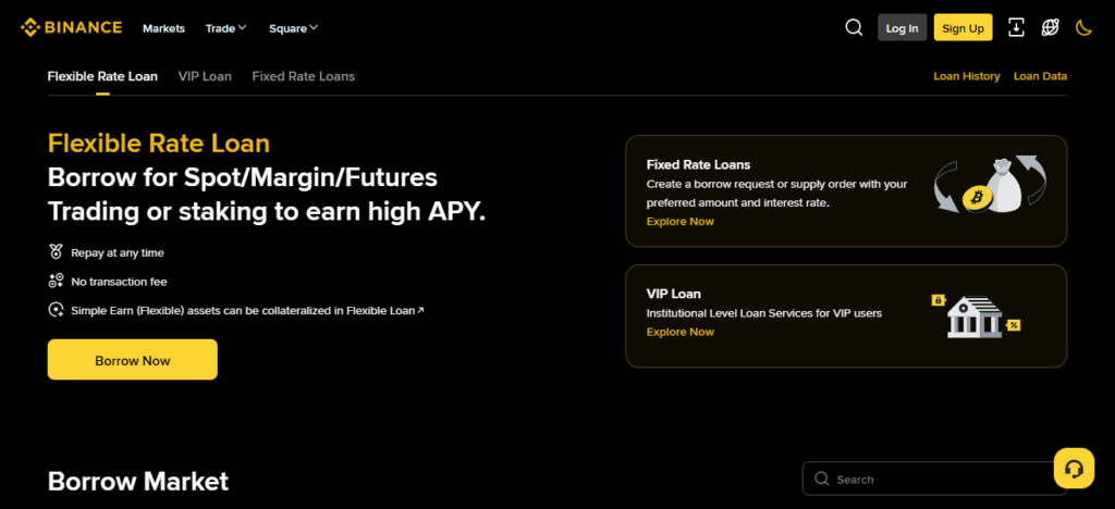 Binance Loans
