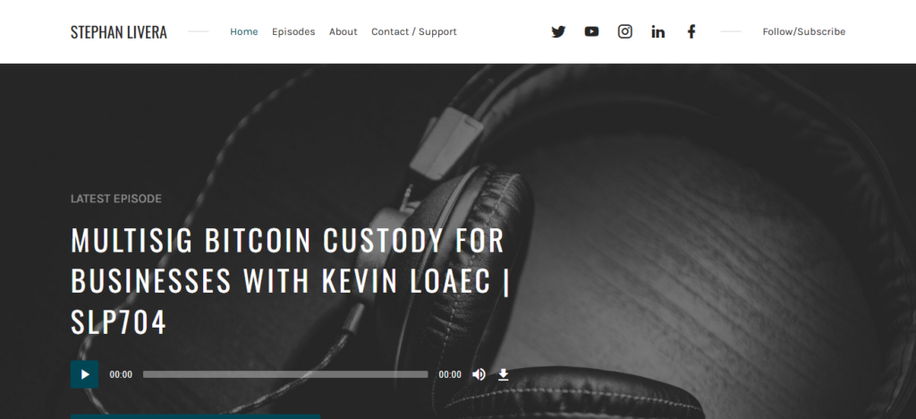 Stephan Livera Podcast