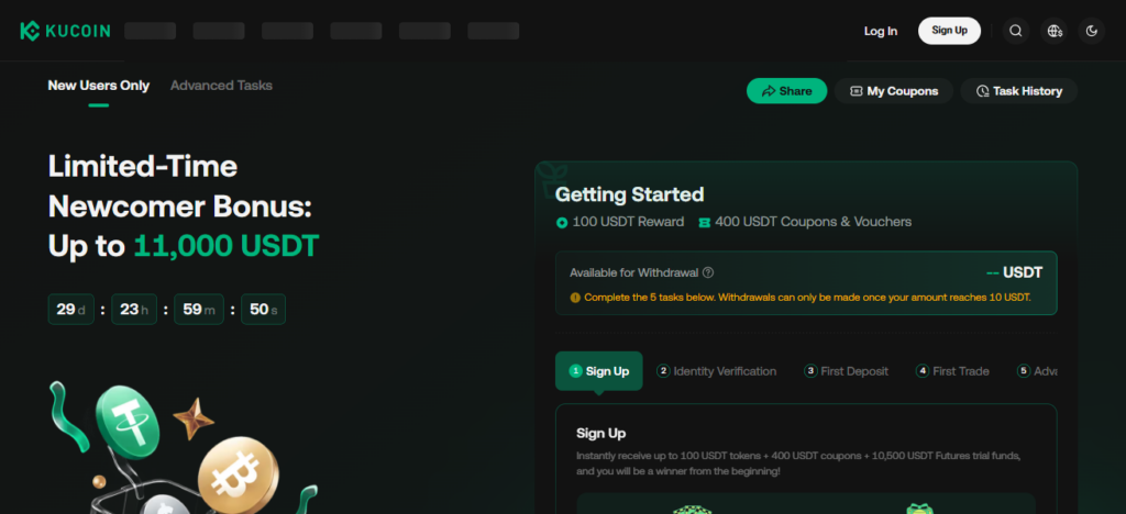 KuCoin Deposit Bonus