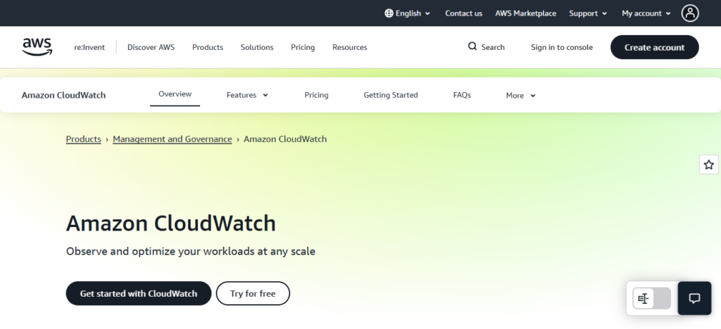 Amazon CloudWatch