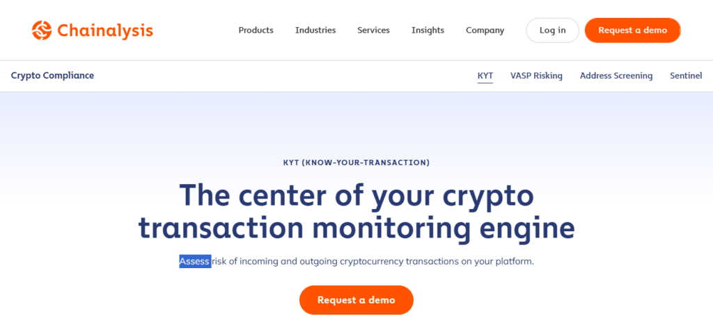 Chainalysis KYT