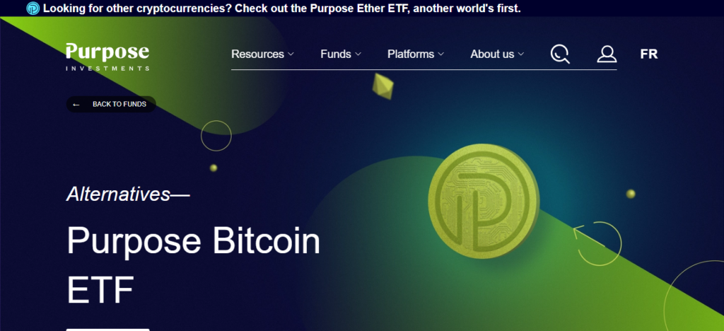 Purpose Bitcoin ETF (BTCC.TO)