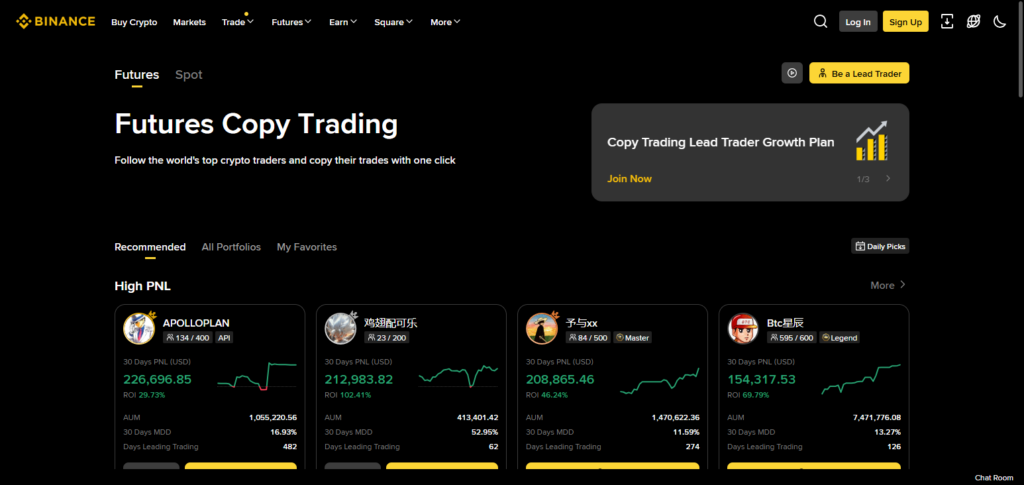 Binance Copy Trading AI