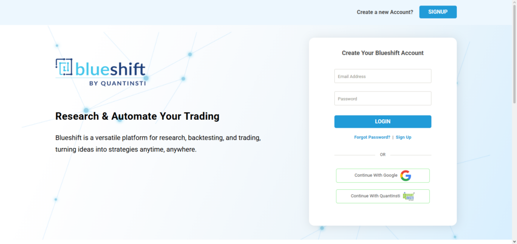 QuantInsti (Blueshift)