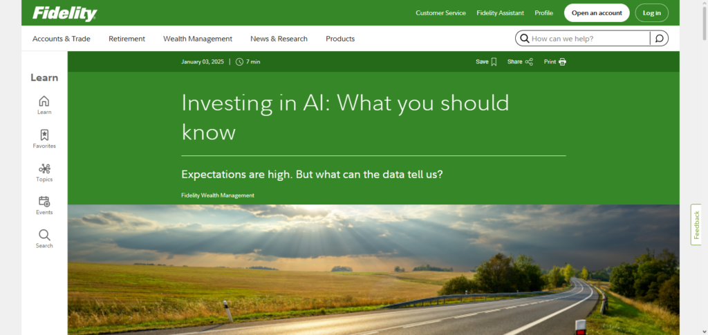 Fidelity AI Portfolio Tools