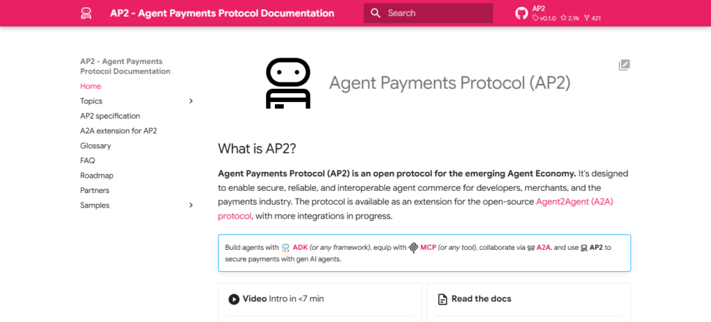 AP2 (Agent Payments Protocol)