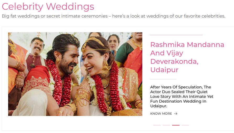 Celebrity Wedding Announcement