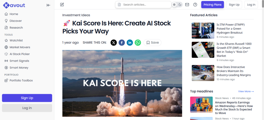 Kavout Kai Score
