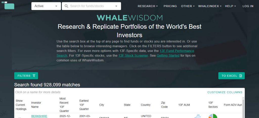 WhaleWisdom