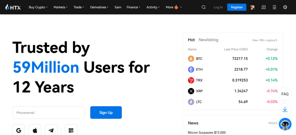 5. HTX (formerly Huobi)