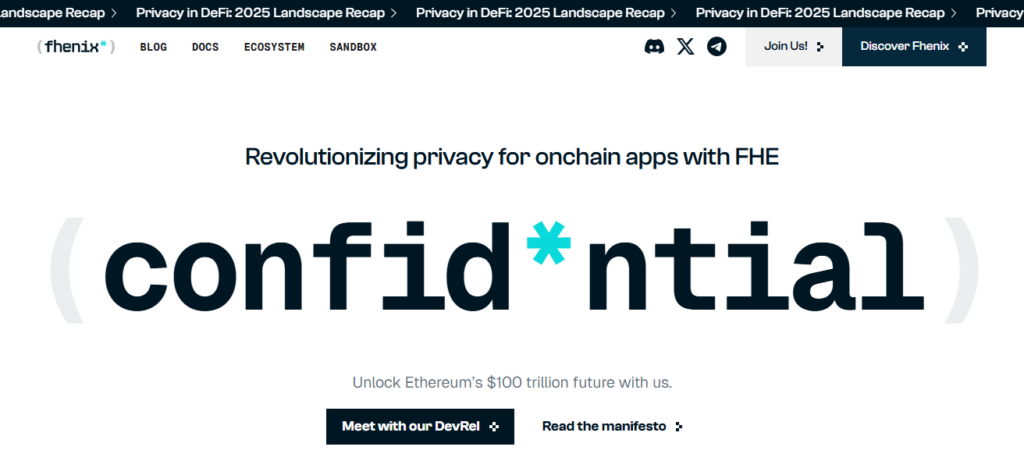 Fhenix (Ethereum-based