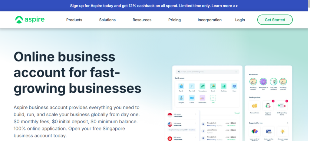 Aspire Business Account