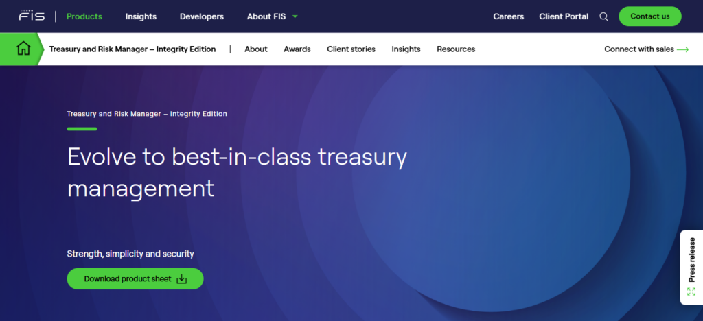 FIS Treasury and Risk Manager