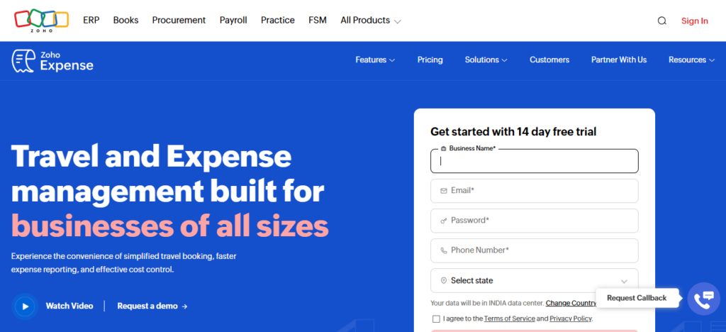 Zoho Expense