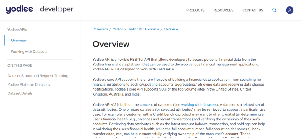 Yodlee API