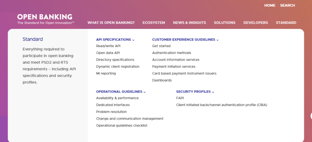 Open Banking UK API