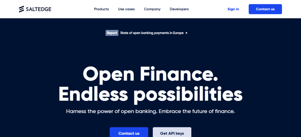 Salt Edge API