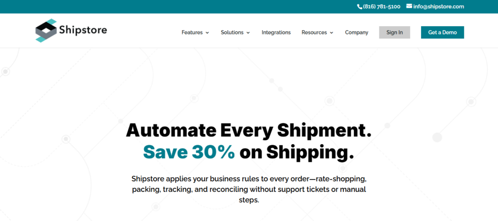 Shipstore Multi-Carrier API