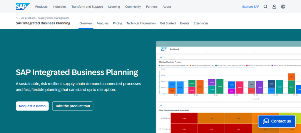  SAP Integrated Business Planning