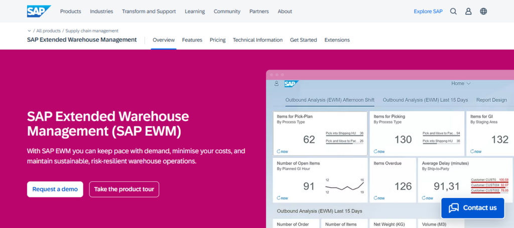 SAP Extended Warehouse Management (EWM)
