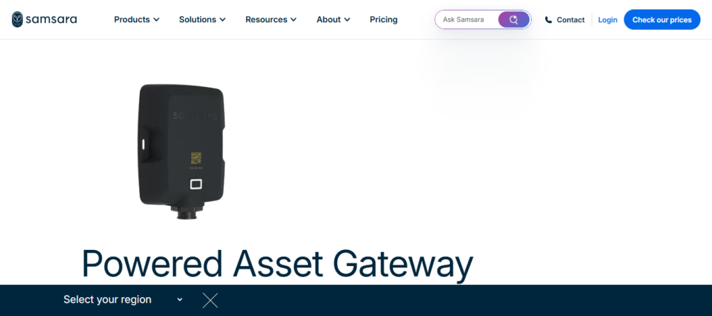 Samsara Asset Gateway