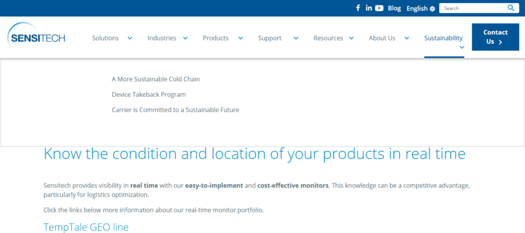 Sensitech TempTale GEO