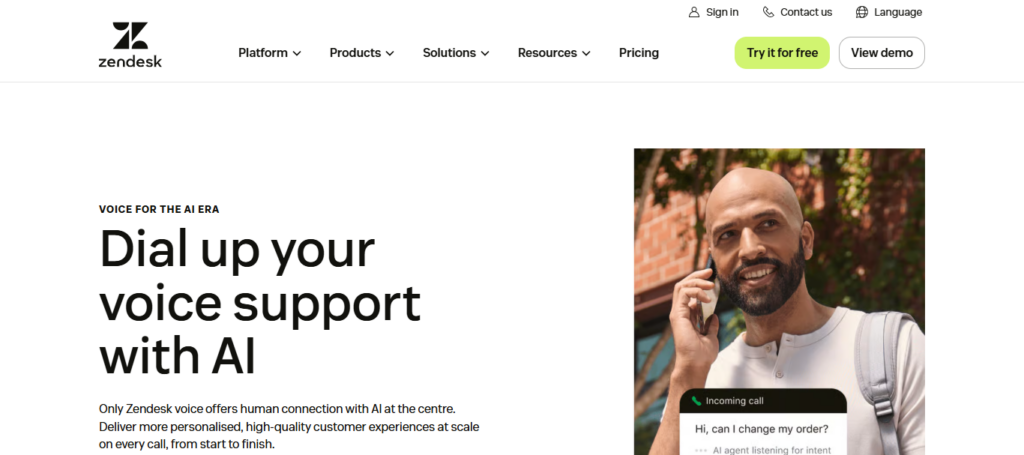 Zendesk Talk