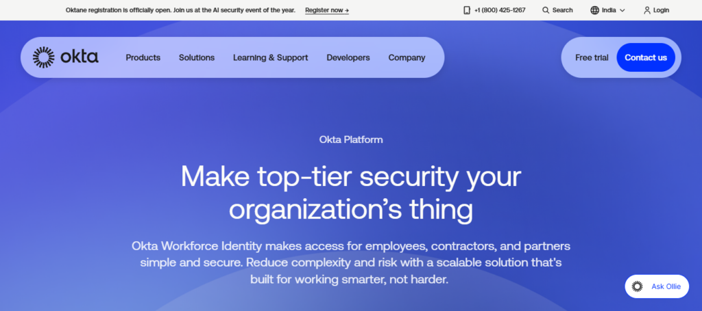 Okta Workforce Identity Cloud