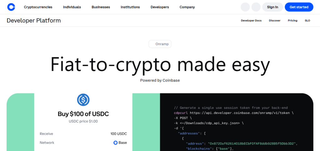 Coinbase Onramp