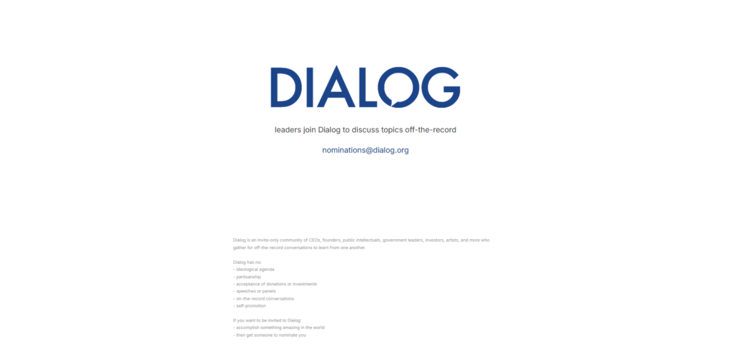 Dialog