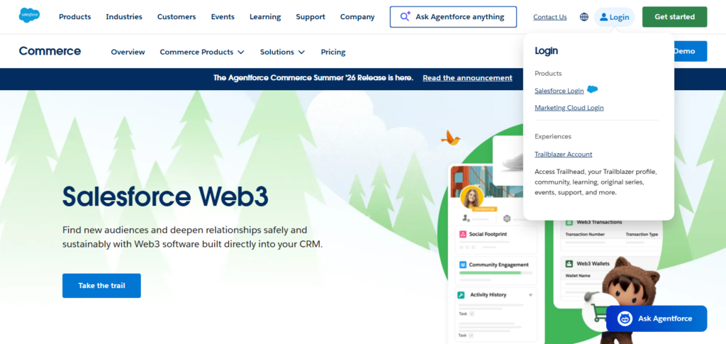 Salesforce Web3 Extensions