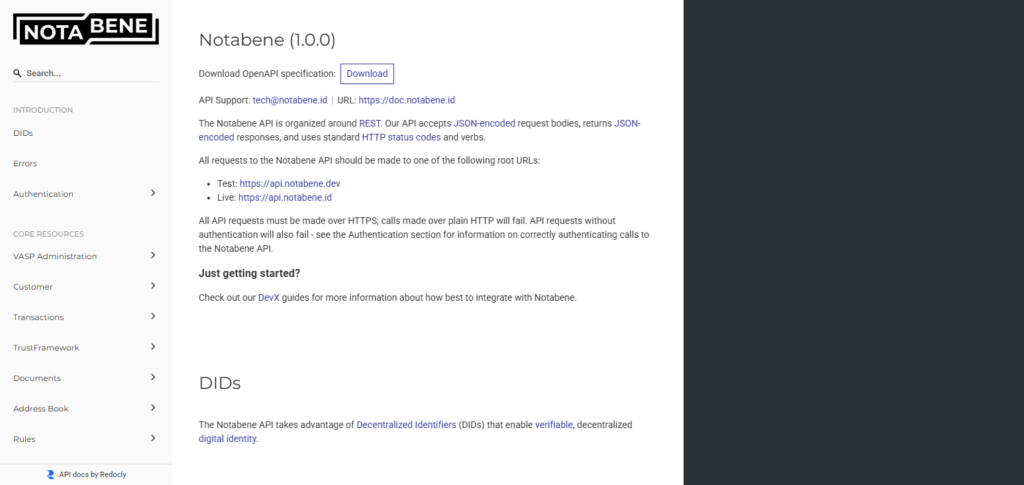Notabene API