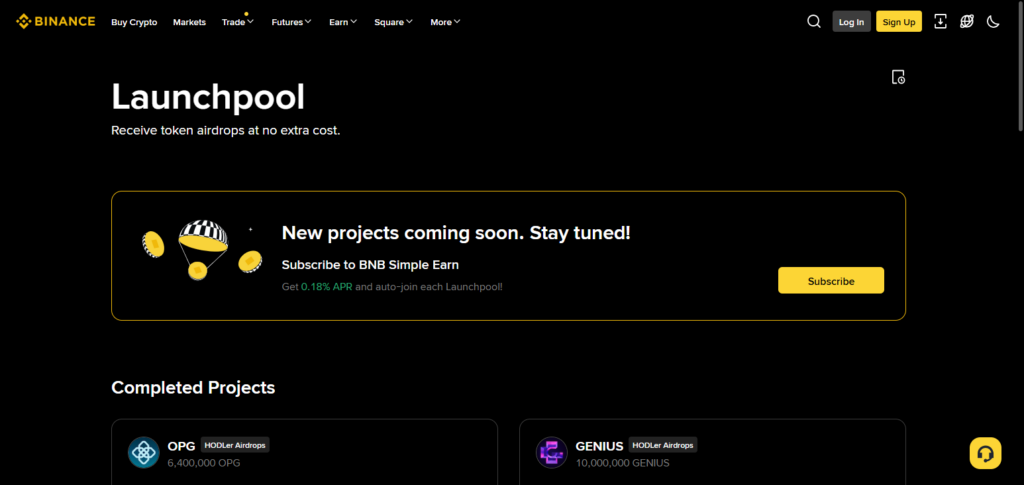 Binance Launchpad