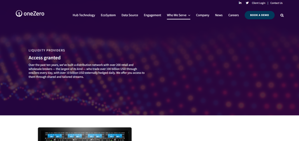 oneZero Liquidity Hub