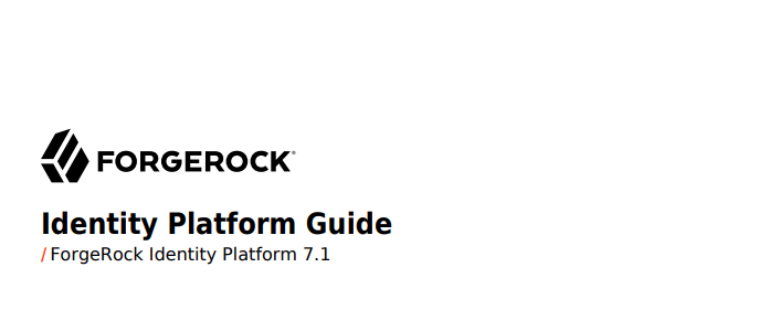 ForgeRock Identity Platform