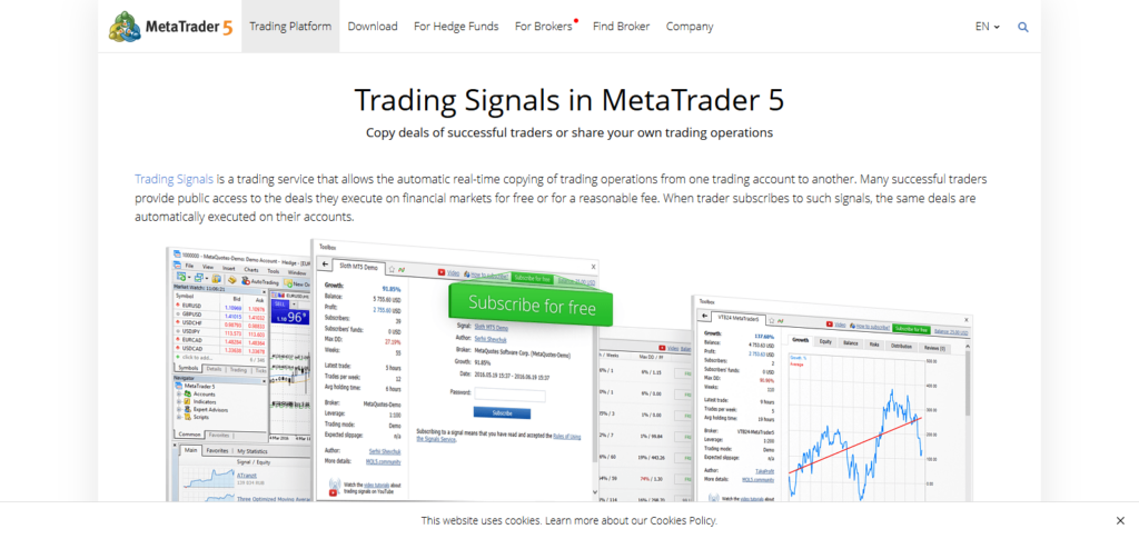 MetaTrader Signals