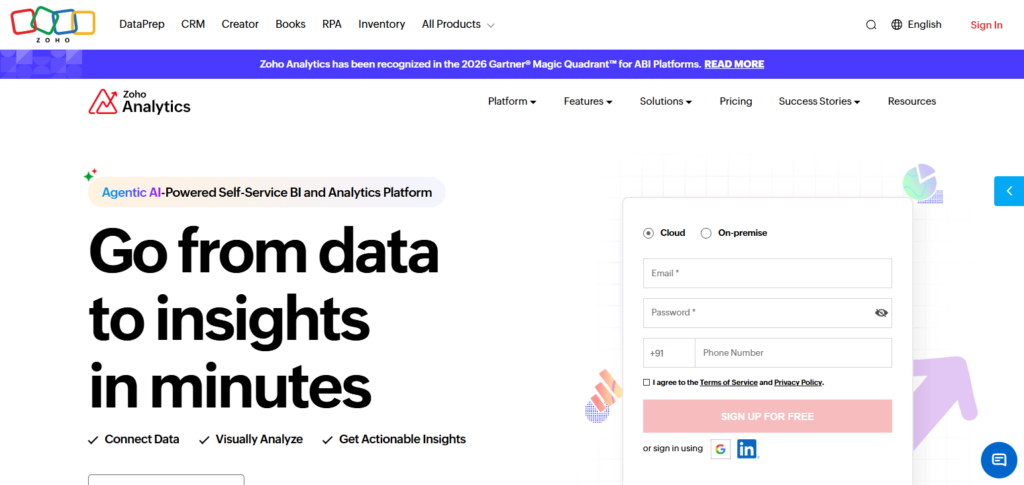 Zoho Analytics