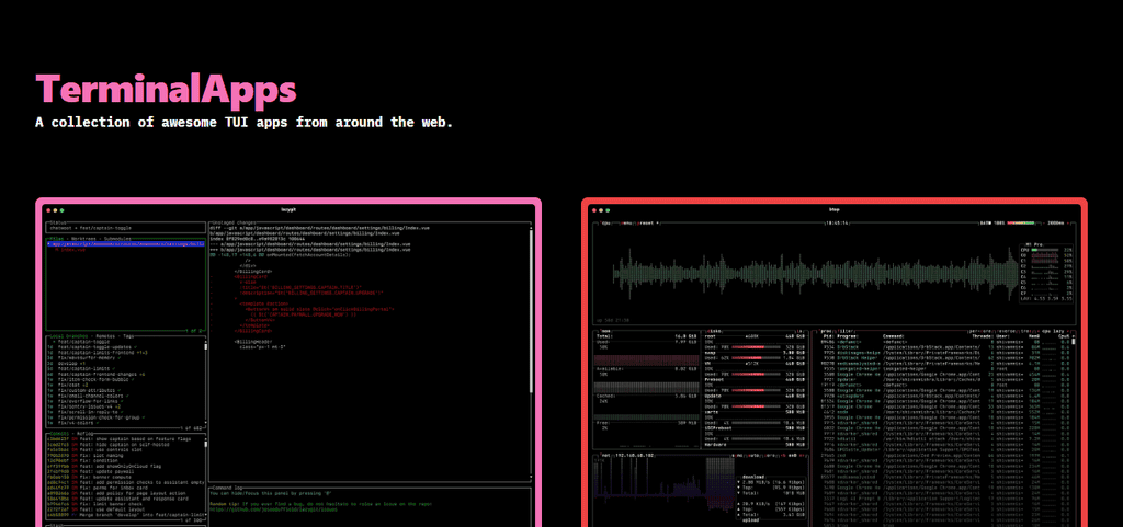 Shandl / Terminal Apps