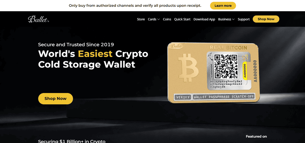 Ballet Crypto Wallet
