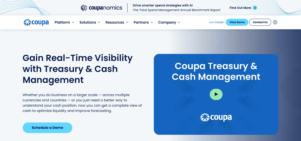 Coupa Treasury