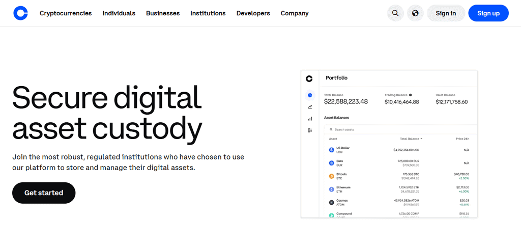 Coinbase Prime Custody