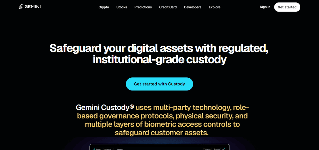Gemini Custody