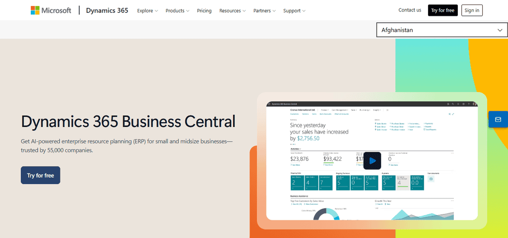 Microsoft Dynamics 365 Business Central